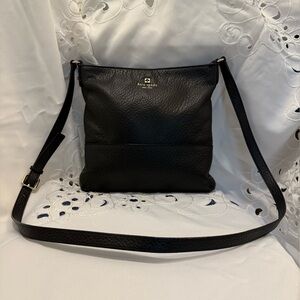 Kate Spade Vintage “Cora” Black Leather Crossbody from Southport Ave Collection